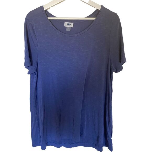 Old Navy Large blue short sleeve stretch - Picture 1 of 5